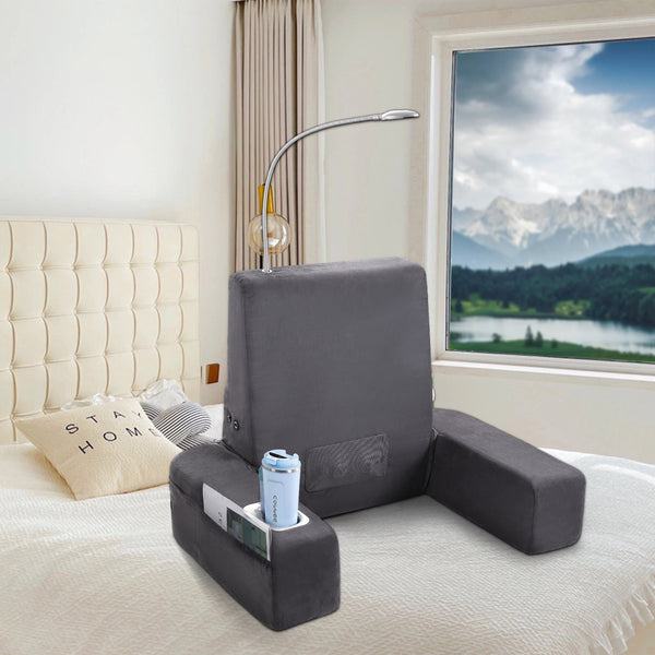 Carepeutic Backrest Bed Lounger with Soothing Warm Shiatsu Massage