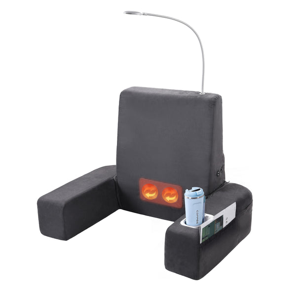 Carepeutic Backrest Bed Lounger with Soothing Warm Shiatsu Massage