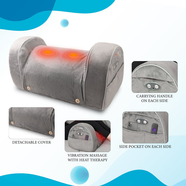 Carepeutic Leg Rest Wedge with Heated Comfort Massage