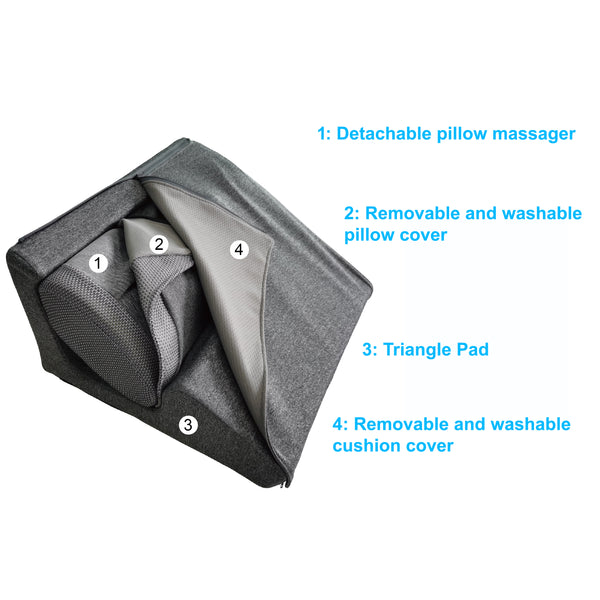 Carepeutic Triple Motion Neck Massager and Leg Wedge