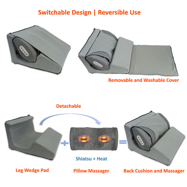 Carepeutic Triple Motion Neck Massager and Leg Wedge
