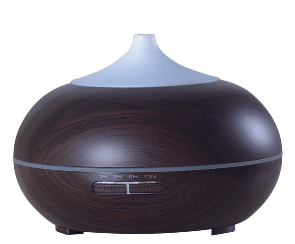 Carepeutic Aroma Essential Oil Diffuser with Black Wood Grained Style
