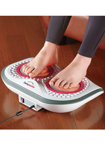 Carepeutic Turbo-Logy Shiatsu Foot Massager with Soothing Heat Therapy for Seniors