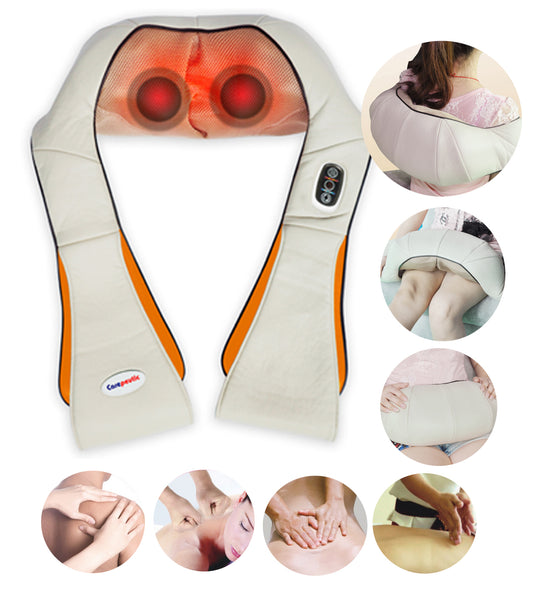 Carepeutic Deluxe Swedish Shiatsu Full Body Massager with Heat Therapy