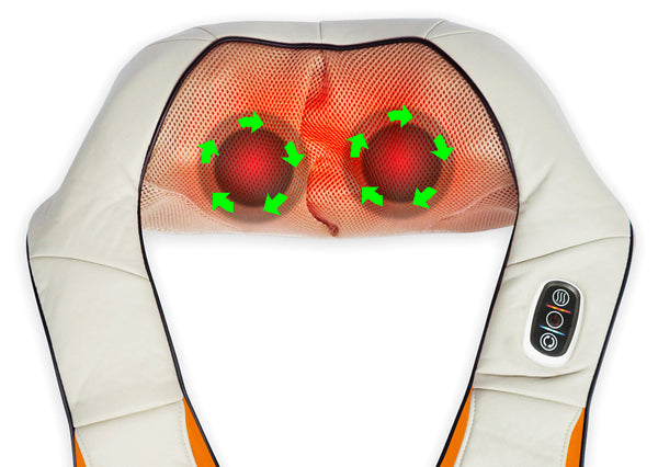 Carepeutic Deluxe Swedish Shiatsu Full Body Massager with Heat Therapy