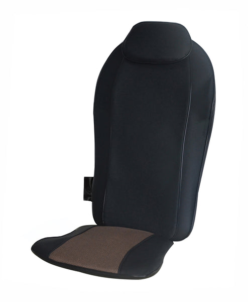 Carepeutic Full Back Relax Shiatsu Oscillation Massage Cushion With Vibration and Heat Therapy