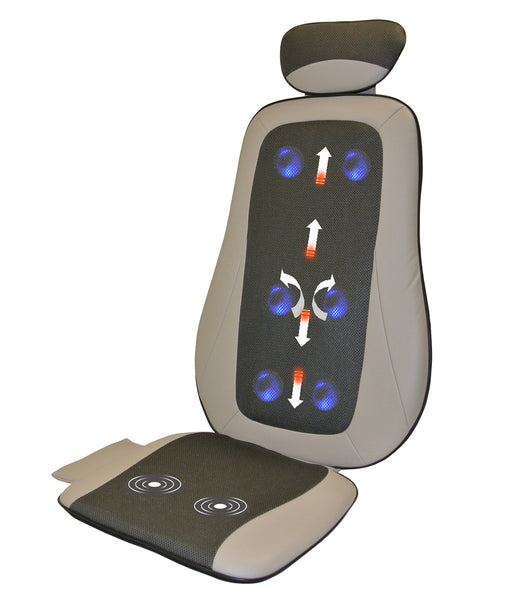 Carepeutic Op-Comfort Shiatsu and Rolling Massage Cushion with Vibration and Heat