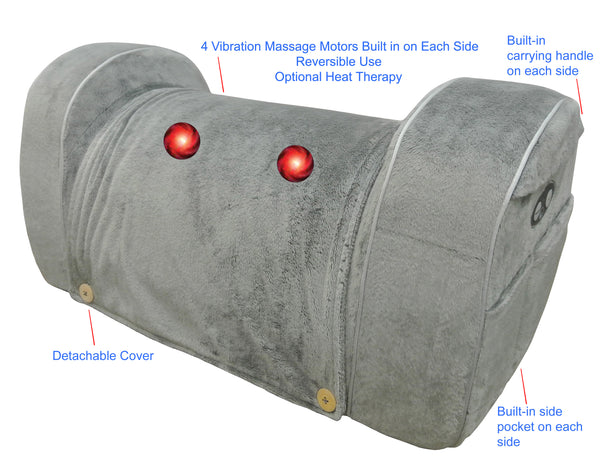 Carepeutic Leg Rest Wedge with Heated Comfort Massage