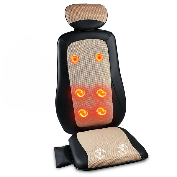 Carepeutic Kneading Rolling Vibration Massage Chair Cushion