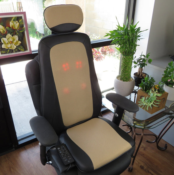 Carepeutic Kneading Rolling Vibration Massage Chair Cushion