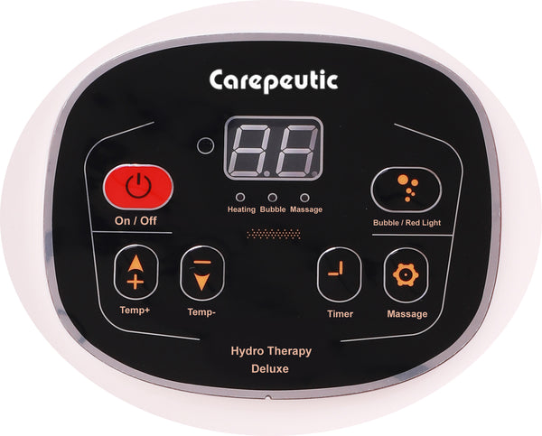 Carepeutic Motorized Hydro Therapy Foot and Leg Spa Bath Massager