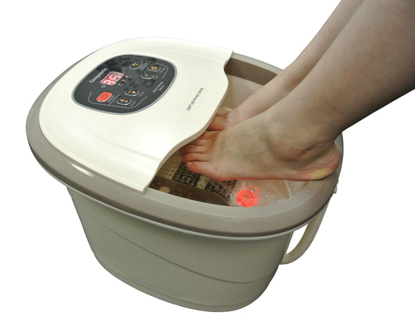 Carepeutic Motorized Hydro Therapy Foot and Leg Spa Bath Massager