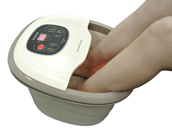 Carepeutic Motorized Hydro Therapy Foot and Leg Spa Bath Massager