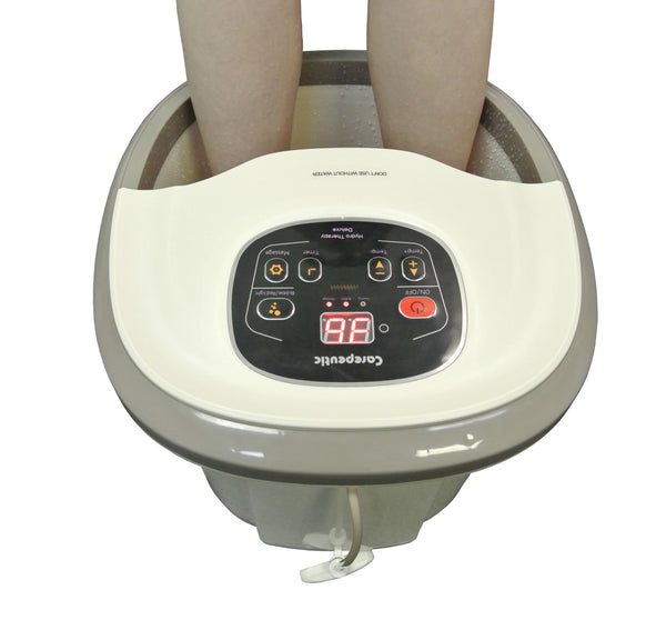 Carepeutic Motorized Hydro Therapy Foot and Leg Spa Bath Massager
