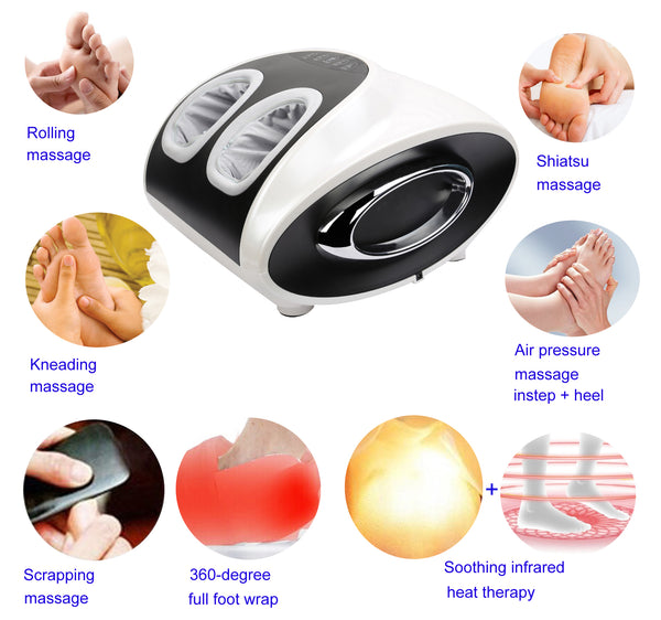 Carepeutic Warming Air Pressure Shiatsu Foot Massager