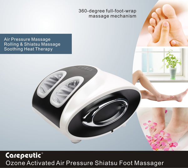 Carepeutic Warming Air Pressure Shiatsu Foot Massager