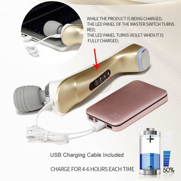 Carepeutic Cordless Hot and Cold Therapy and Relaxing Massager (Rose Gold)