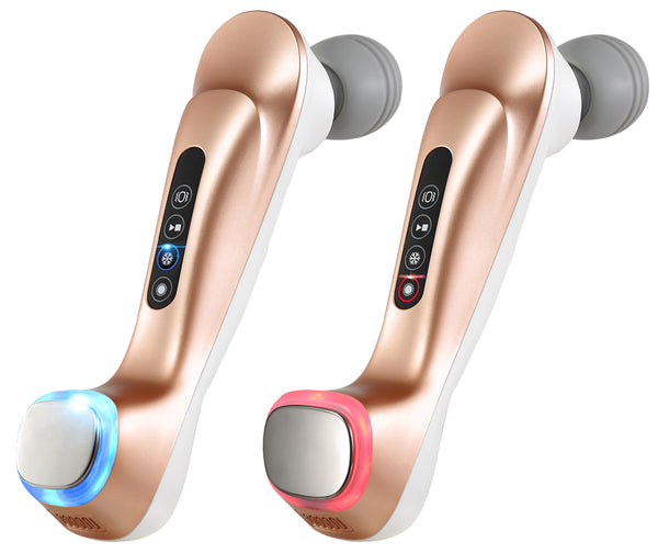 Carepeutic Cordless Hot and Cold Therapy and Relaxing Massager (Rose Gold)