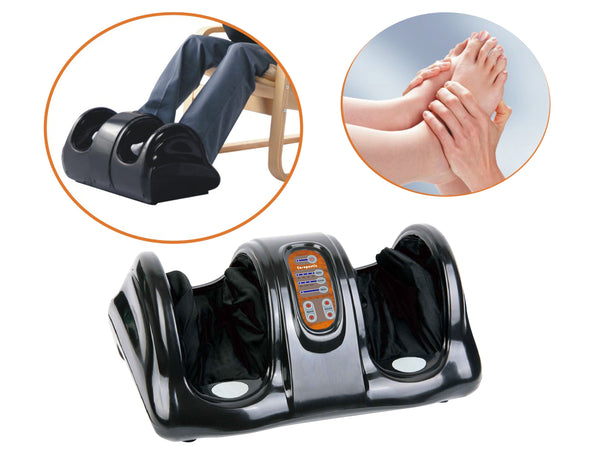 Carepeutic Deluxe Kneading Rolling Shiatsu Foot Massager (Burl-Wood)