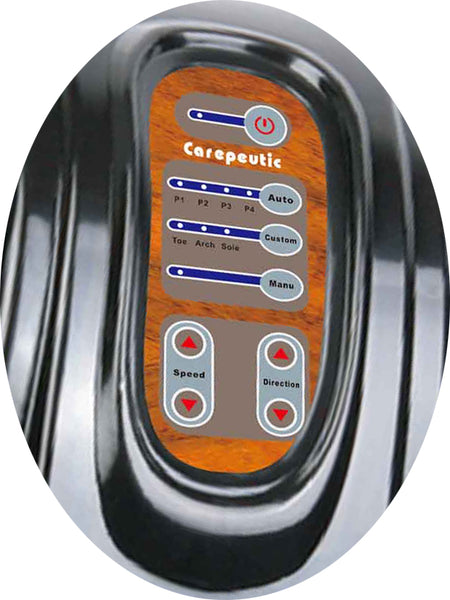 Carepeutic Deluxe Kneading Rolling Shiatsu Foot Massager (Burl-Wood)