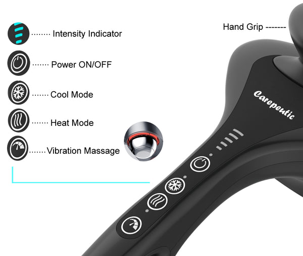 Carepeutic Bionic-Point Heat and Cold Percussion Massager