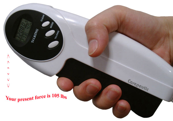 Carepeutic Digital Talking Hand Grip Arm Exerciser for Seniors