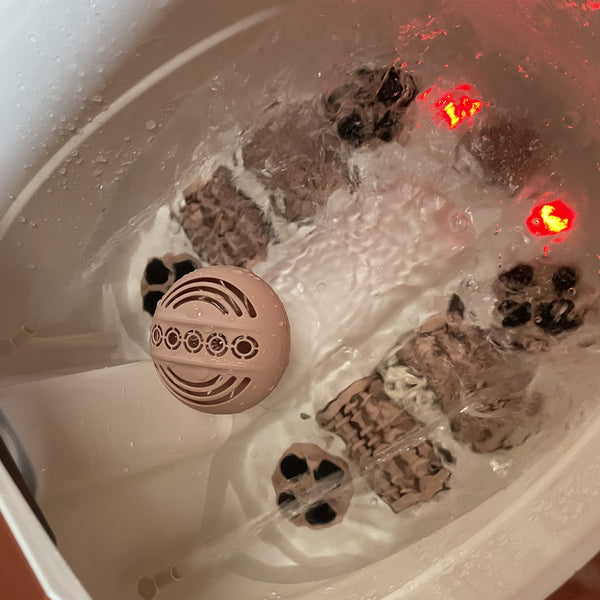 Carepeutic Touch Screen Water-Jet Foot and Leg SpaBath Massager, Brown/White