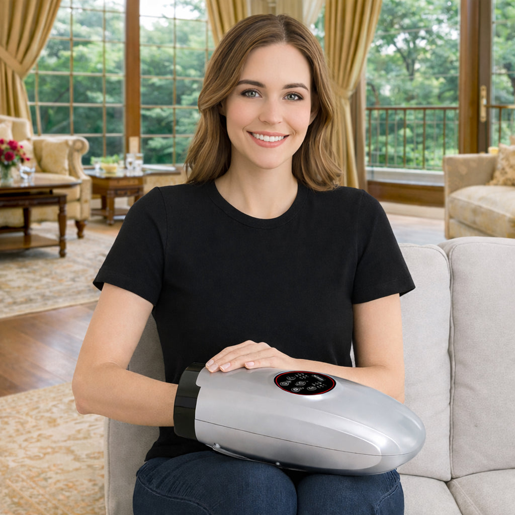 hand vibration massager Mini Hand-Held Massager, Small Body Massage Vibrating Tool for Legs, Arms,  Back Muscle Relief & Relaxation, Portable Therapeutic Device (USB Powered)