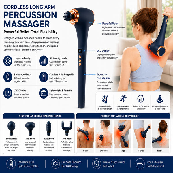 Carepeutic Lazy Touch Deep Tissue Massager KH334