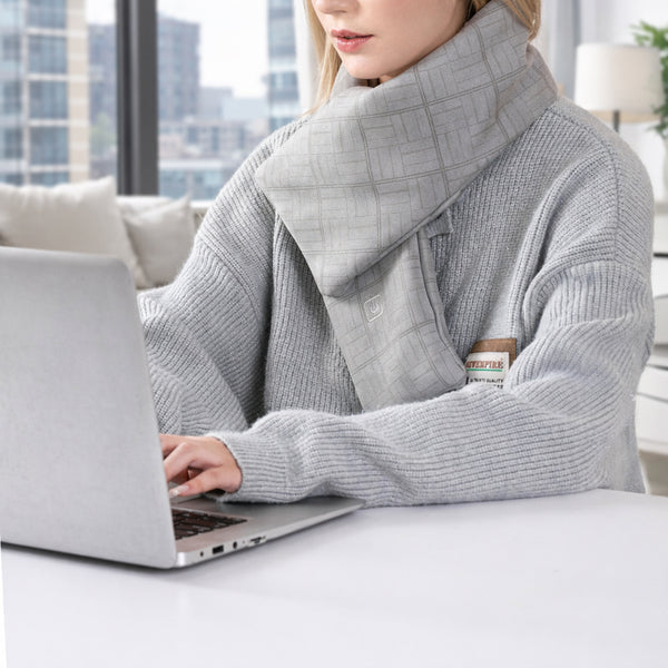Carepeutic Cordless Wearable Washable Heating Neck Wrap, Unisex