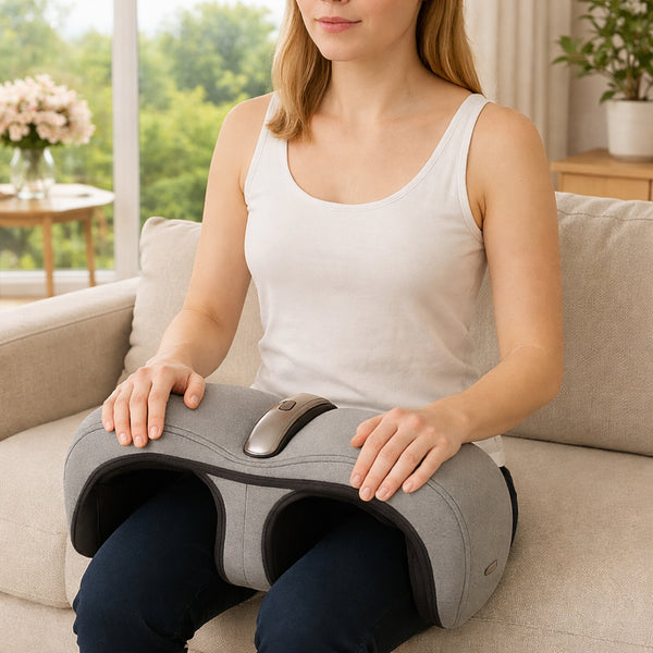 Carepeutic Deluxe Dual Action Knee or Calf Massager with Kneading Vibration and Heat Therapy KH353