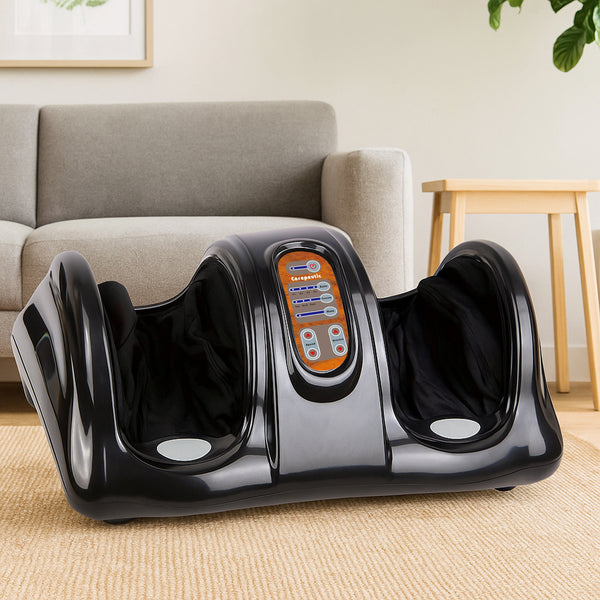 Carepeutic Deluxe Kneading Rolling Shiatsu Foot Massager (Burl-Wood)