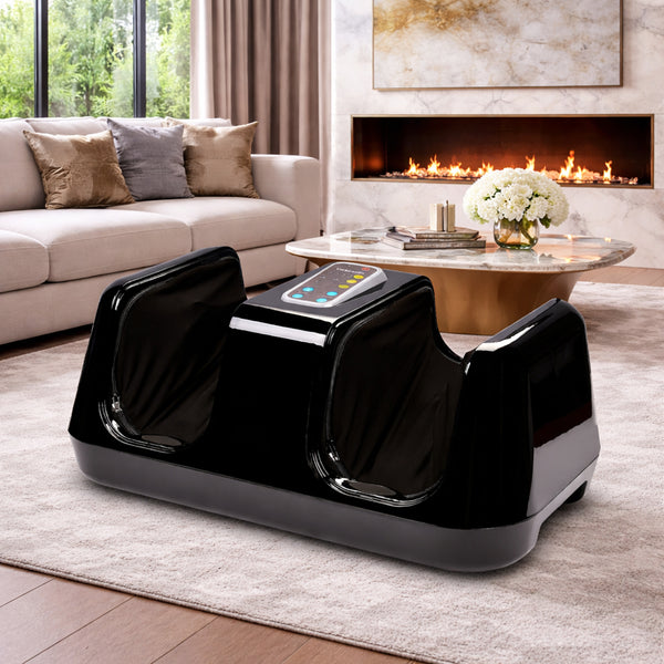 Carepeutic Deluxe Shiatsu Foot Massager with Kneading Rolling Vibration and Heat